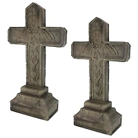 Design Toscano Balkan Vampire Blood Cross Statue Set