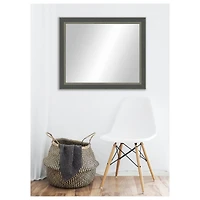 Timeless Frames® Dara Black & Silver 24" x 30" Framed Mirror