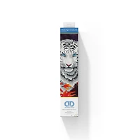 Diamond Dotz® White Tiger in Autumn Diamond Painting Kit