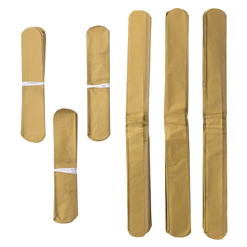 12 Packs: 6 ct. (72 total) Gold Paper Pom Poms by Celebrate It™