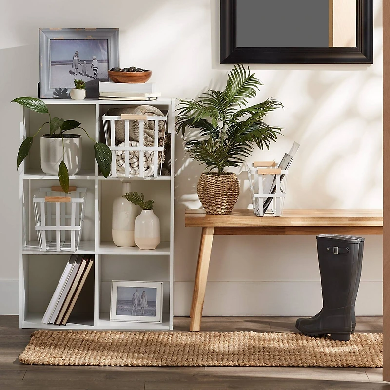 DII® White Metal Urban Modern Basket Set