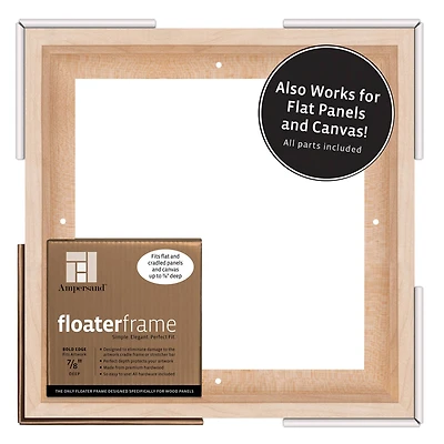 Ampersand® Maple Bold Edge 7/8" Deep Floaterframe