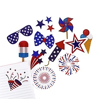 Red, White & Blue Vinyl Die-Cut Stickers by Recollections™