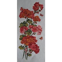 MP Studia Geranium Cross Stitch Kit