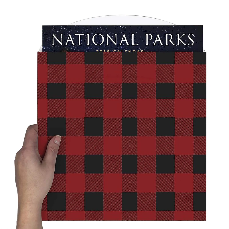 TF Publishing Buffalo Plaid Calendar Wrap, 12" x 12"