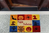 DII® Happy Halloween Vinyl Back Coir Doormat