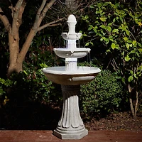 Glitzhome® 45" 3-Tier Ceramic Outdoor Fountain