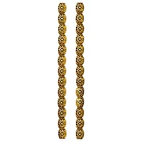 Gold Carved Flower Tube Beads, 10mm by Bead Landing™