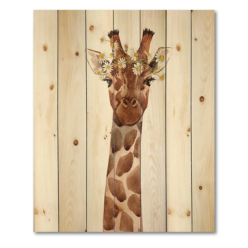Designart - Portrait of A Giraffe XI