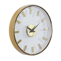 Gold Modern Aluminum Wall Clock