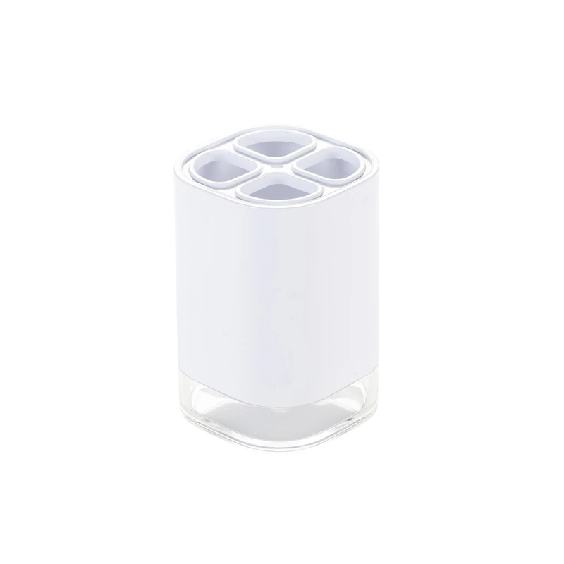 Bath Bliss White 6 Piece Acrylic Bathroom Set