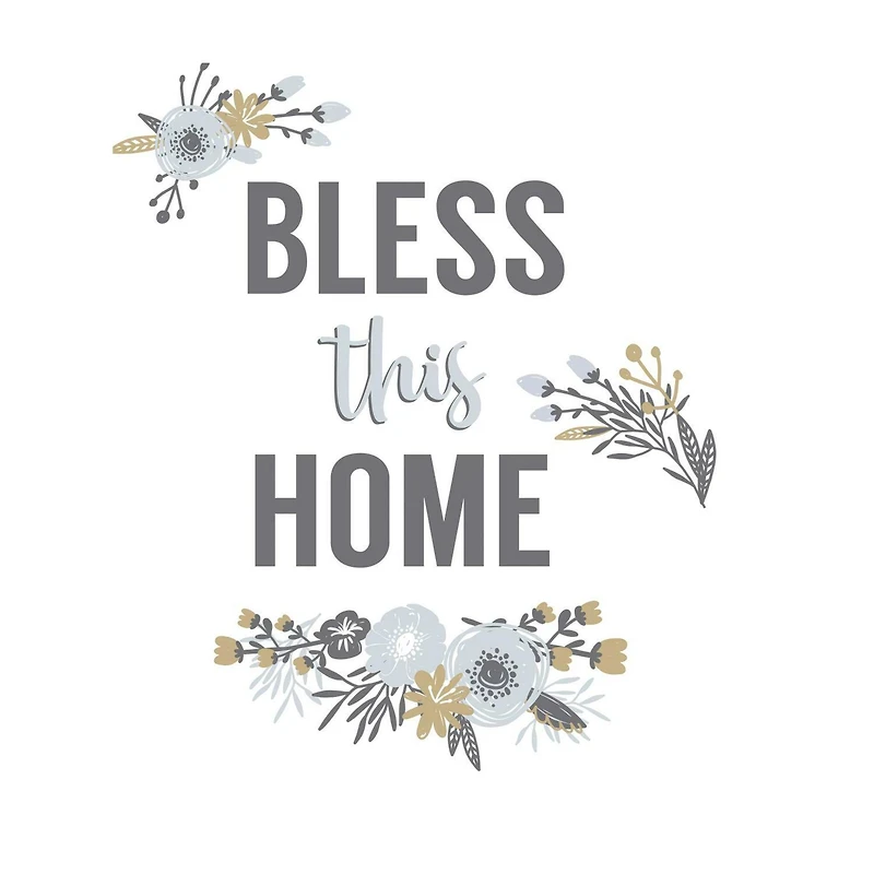 RoomMates Bless This Home Peel & Stick Wall Decals