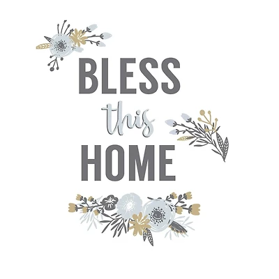 RoomMates Bless This Home Peel & Stick Wall Decals