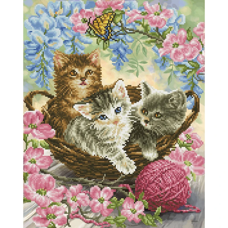 Diamond Dotz® Kitty Knits Diamond Painting Kit