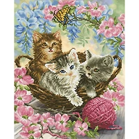 Diamond Dotz® Kitty Knits Diamond Painting Kit