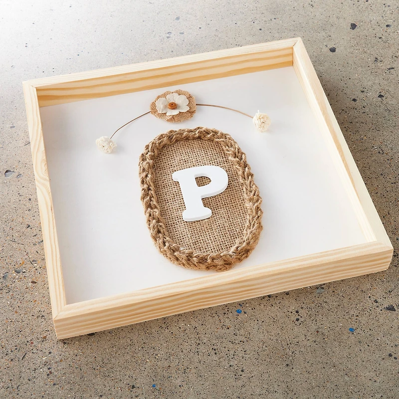 6 Pack: 12" x 12" Whitewashed Framed Wood Sign by Make Market®