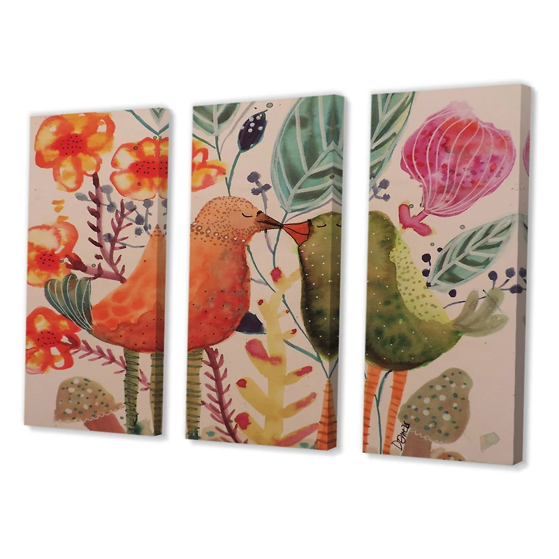 Designart - Smiling Bird Kiss