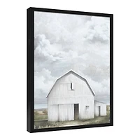 Big Sky Barn 20" x 30" Black Framed Canvas
