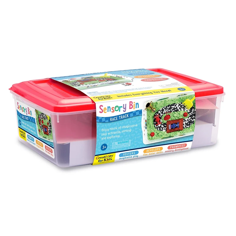 Creativity for Kids® Race Track Sensory Bin