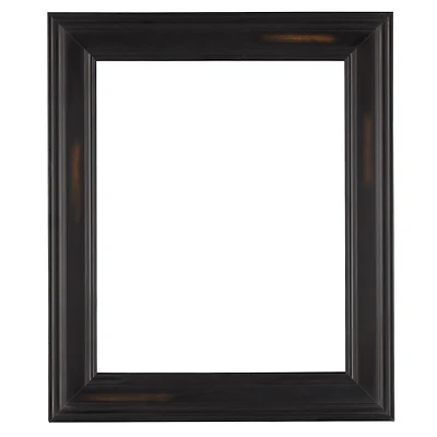 16" x 20" Black Open Back Frame With Brown Wash by Studio Décor®