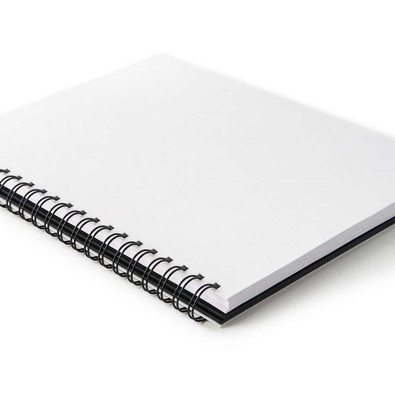 Black Hard Cover Mixed Media Pad by Artist's Loft™, 8.5" x 11"