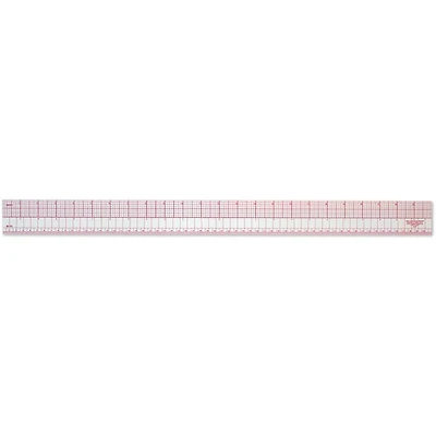 12 Pack: Westcott® C-Thru Zero-Centering English & Metric Ruler, 24"