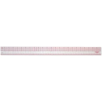 12 Pack: Westcott® C-Thru Zero-Centering English & Metric Ruler, 24"