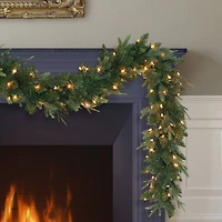 9ft. Pre-Lit Balsam Fir Garland