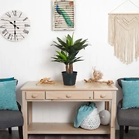 2.4ft. Potted Double Agave Succulent Artificial Plant 