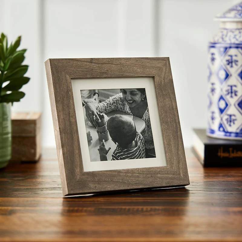 Simply Essentials™ Griege Frame with Mat by Studio Décor