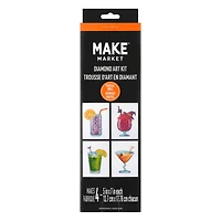5" x 7" Cocktails Diamond Art Kit by Make Market®