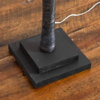 2ft. Pre-Lit Artificial Halloween Black Twig Tree with 210 Warm White Fairy Copper Wire LED Lights