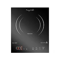 MegaChef Portable 1400W Single Induction Countertop Cooktop With Digital Control Panel