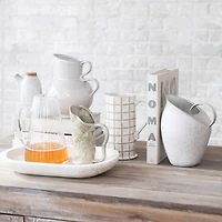 Hello Honey® 60oz. Clear Ribbed Glass Pitcher