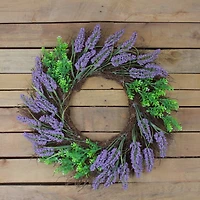 22" Lavender & Boxwood Wreath