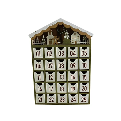 14.75" Gingerbread Advent Calendar by Ashland®