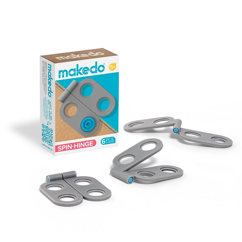 Makedo Spin-Hinges, 6ct.