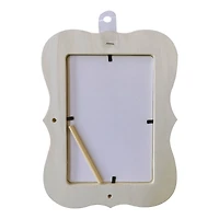 24 Pack: 4" x 6" Ready-To-Finish Scalloped Edges Wood Frame by Make Market®