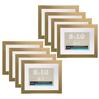 8 Pack: Gold 8" x 10" Float Frame, Belmont by Studio Décor®