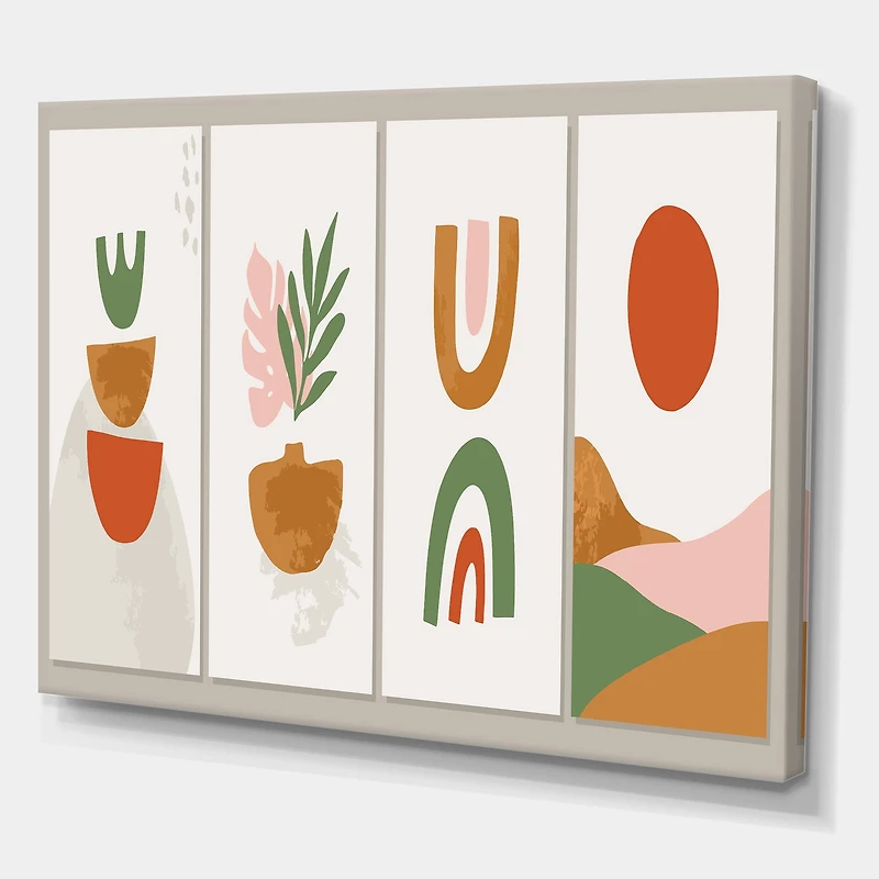 Designart - Minimalistic Compostion of Organic Shapes VI