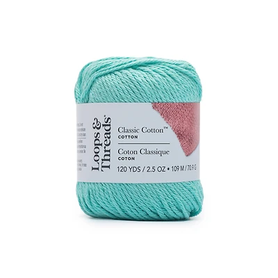 18 Pack: Classic Cotton™ Yarn by Loops & Threads