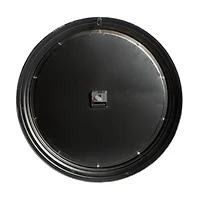 White Metal Farmhouse Wall Clock, 23" x 23" x 3"