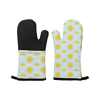 Craft Express Black & White Oven Glove Set