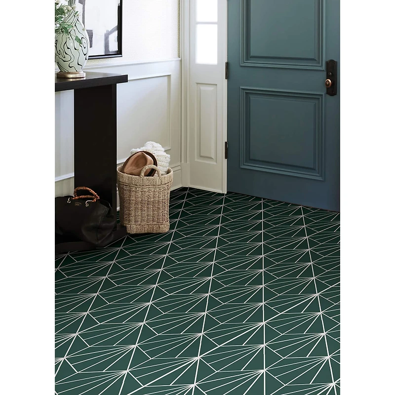 FloorPops Beryl Peel & Stick Floor Tiles