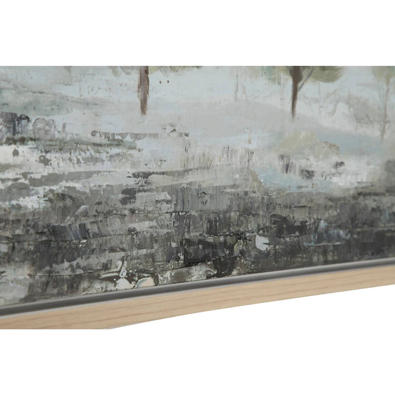 Green Traditional Landscape Canvas Wall Art, 20" x 71"