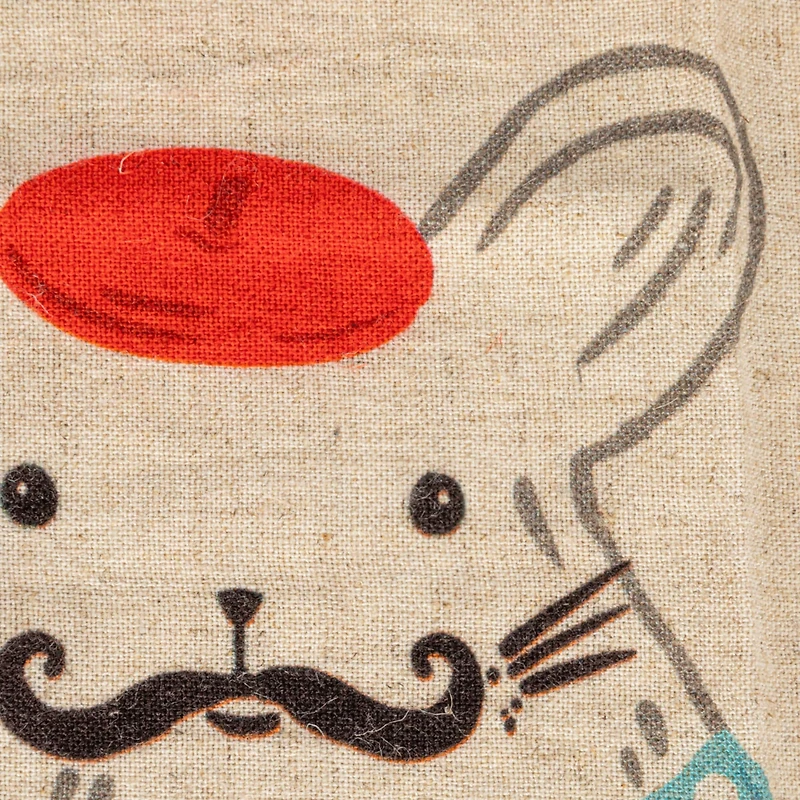 Hello Honey® French Animal Linen Blend Tea Towels, 3ct.