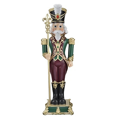 Haute Decor 3ft. Fleur De Lis Nutcracker