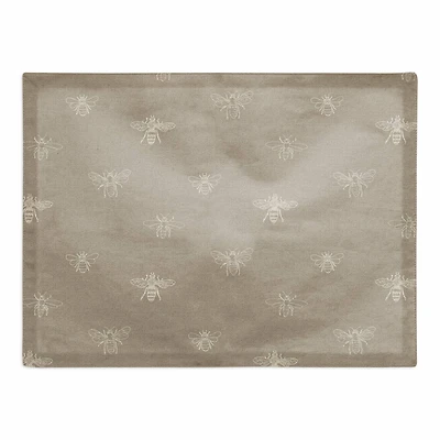 Delicate Bee Pattern Cotton Twill Placemat