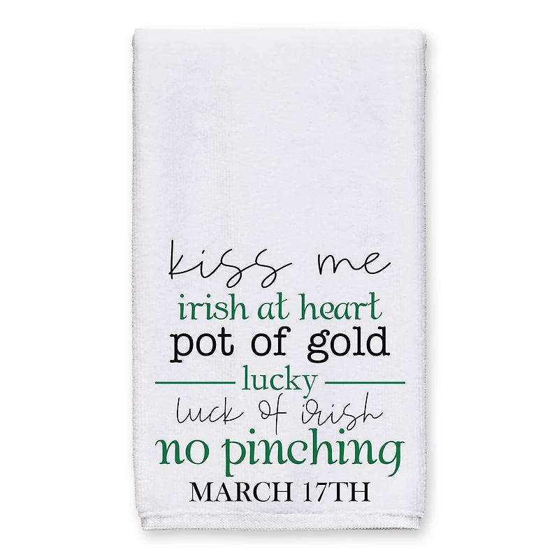 Irish St Patricks Saying Tea Towel Set of 2