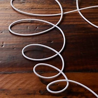 12 Pack: White Round Cord Elastic by Loops & Threads™